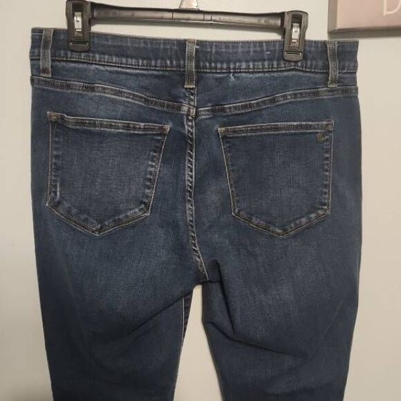 LuLaRoe Size 32 High Rise Simply Comfortable Skinny Destroyed Denim Jeans - Picture 4 of 6